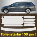 Lackschutzfolien-Komplett-Set für  Ladekante und Türeinstiege Einstiegsleisten für VW Golf 8 Limousine und Variant